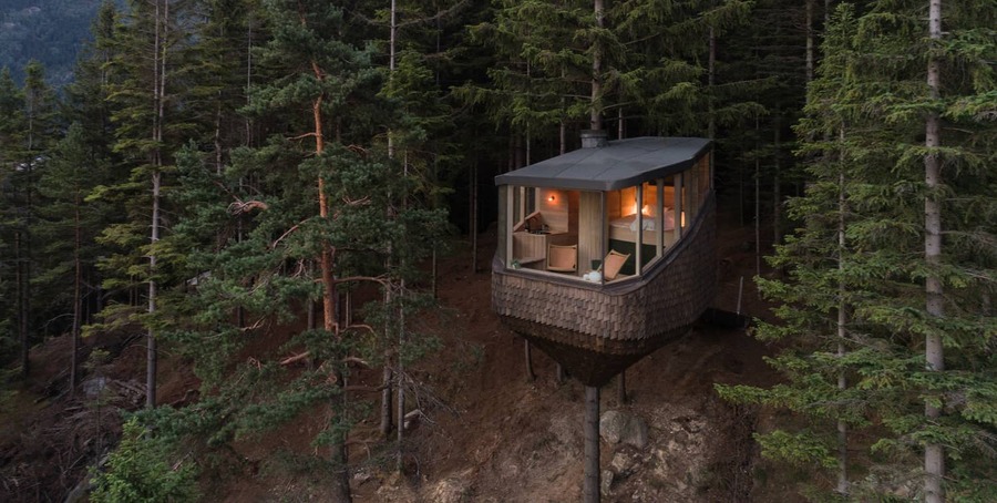 Дом в лесу норвегия купить дом в юрмале