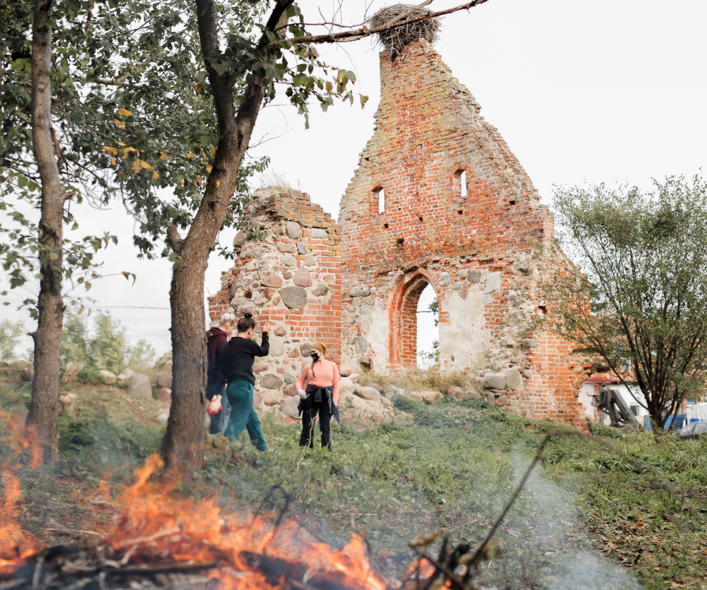 Субботник сообщества «Хранители руин» у Кирхи Лихтенхагена