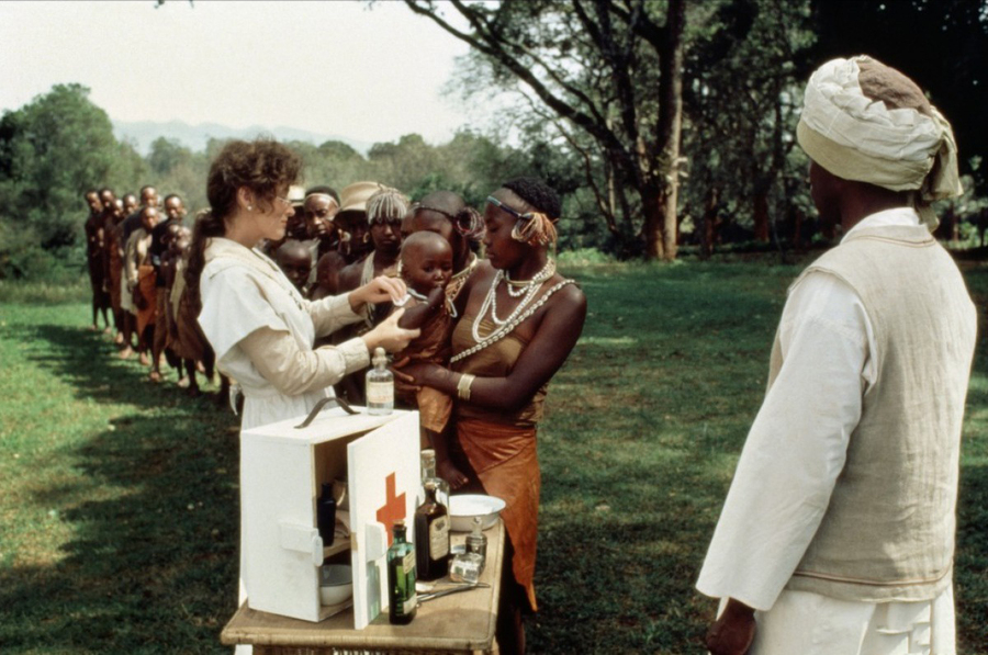 Кадр из фильма «Из Африки» с Мерил Стрип