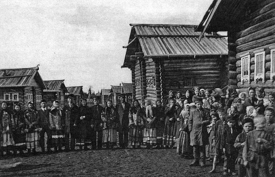 Русская деревня, начало XX века