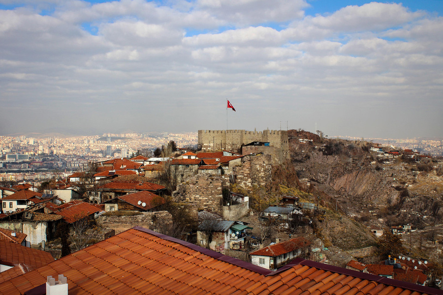 Замок в Анкаре, Турция