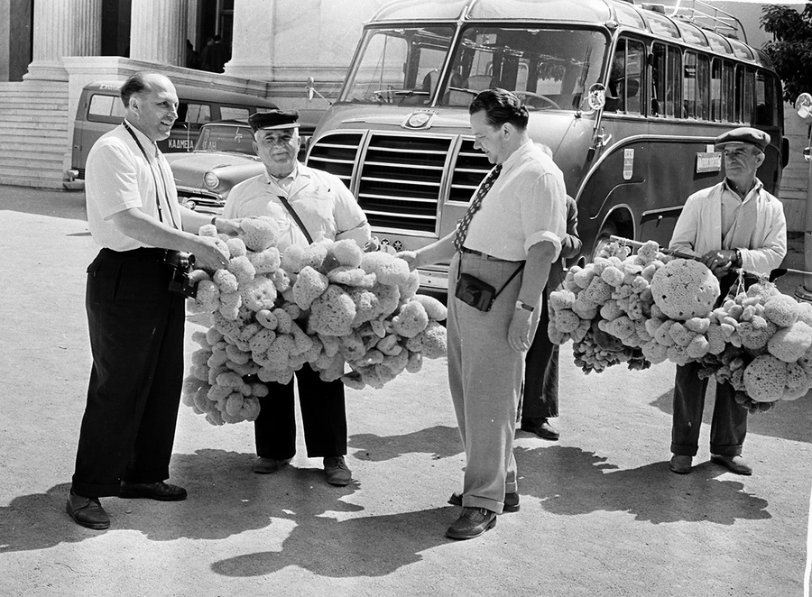 Продавцы губок, Афины, 1957 год