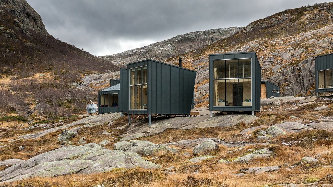 норвегия снять домик в горах