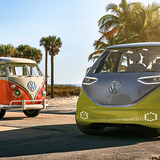 Назад в будущее: Volkswagen выпускает электрическую копию своего знаменитого хиппи-фургона T1 (он будет готов к 2022 году)